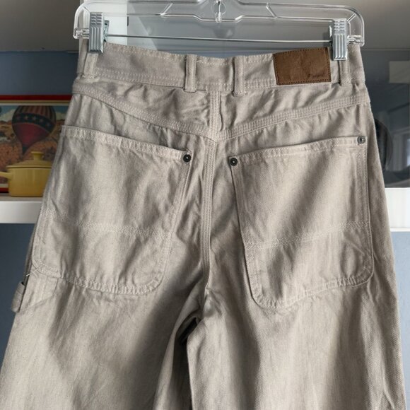 Madewell x MN Dye Studio Perfect Vintage Wide-Leg Carpenter Jean Size 26 - Picture 4 of 12